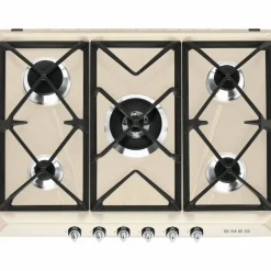 Gasskokeplate Victoria Design 68,5 cm, Rustfritt Stål