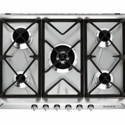 Gasskokeplate Victoria Design 68,5 cm, Svart Rustfritt Stål