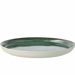 Gastro middagstallerken 27 cm, hvit/grønn