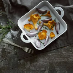 Gastronomi Toulouse Kvadratisk Fat Hvit 17,5 cm