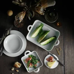 Gastronomi Toulouse Kvadratisk Fat Hvit 17,5 cm