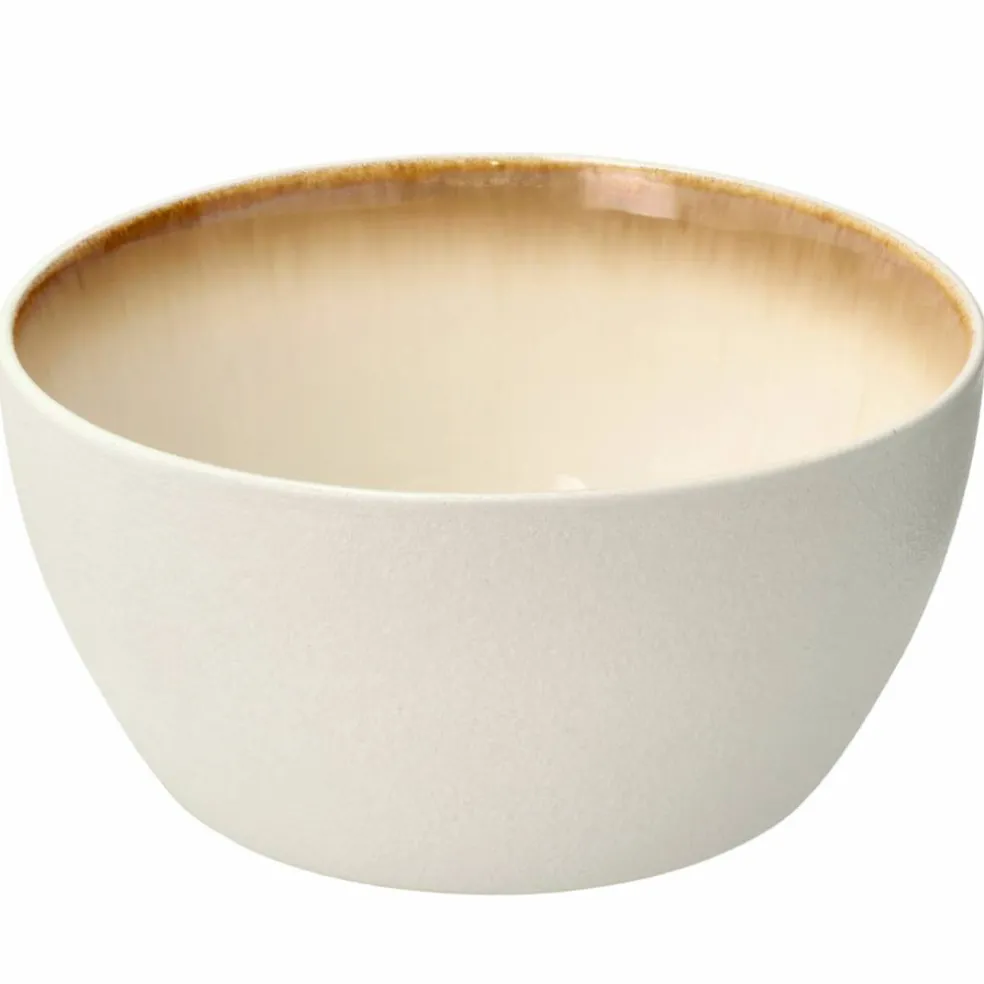 Gastro skål 12 cm, hvit/grønn