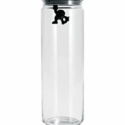 Gianni Glasskrukke med Lokk Svart 200 cl