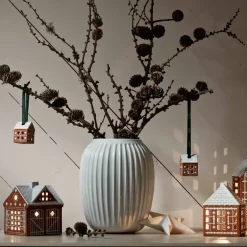 Gingerbread juleoppheng 2 stk 5 cm, brun