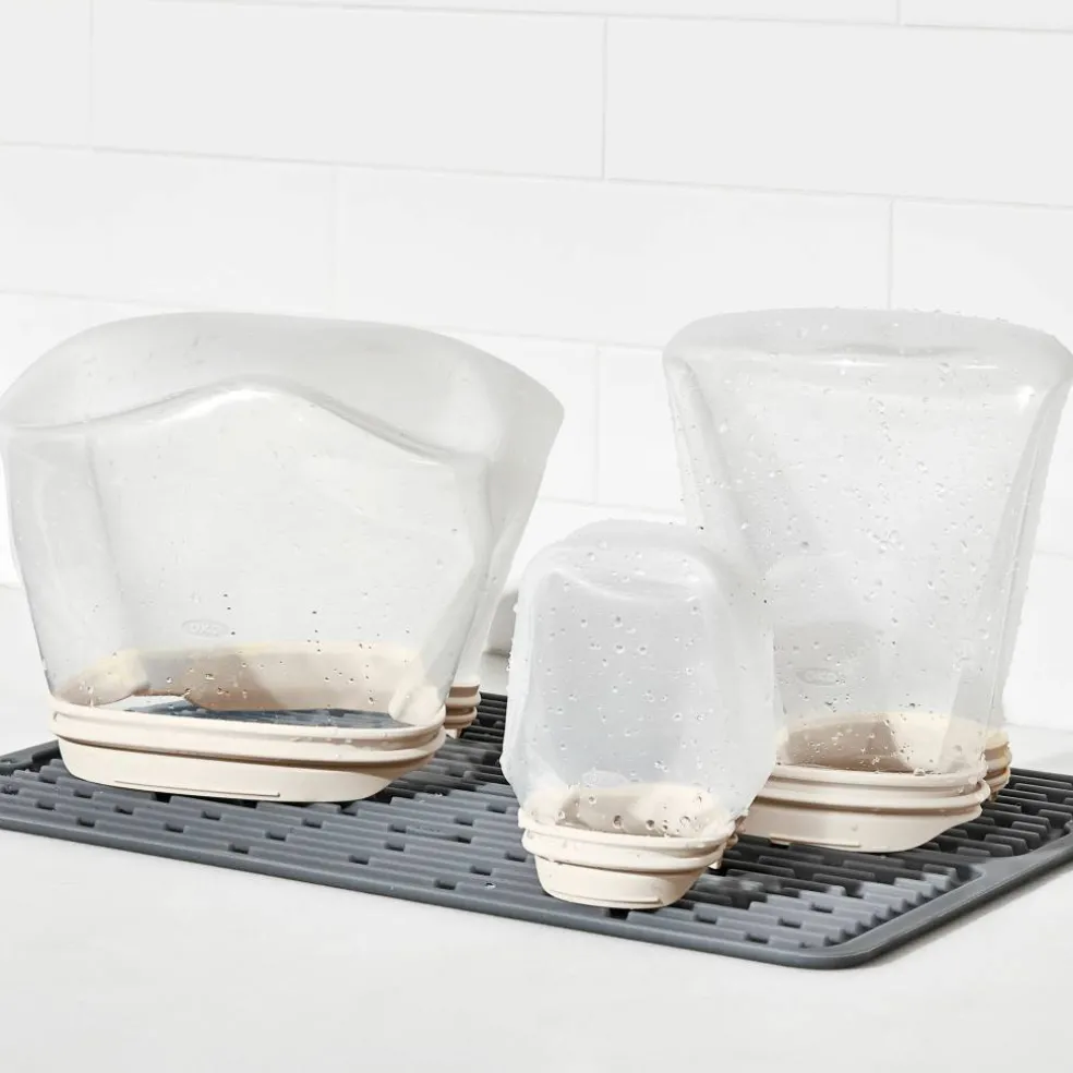Gjenbrukbar silikonpose 0,7 liter