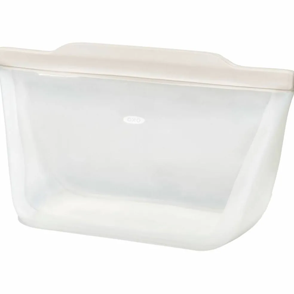 Gjenbrukbar stående silikonpose 1,89 liter