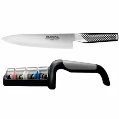 G-2 kokkekniv 20 cm + knivsliper