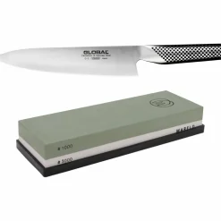 G-2 Kokkekniv 20cm + Mareld slipesten 1000/3000 Grit