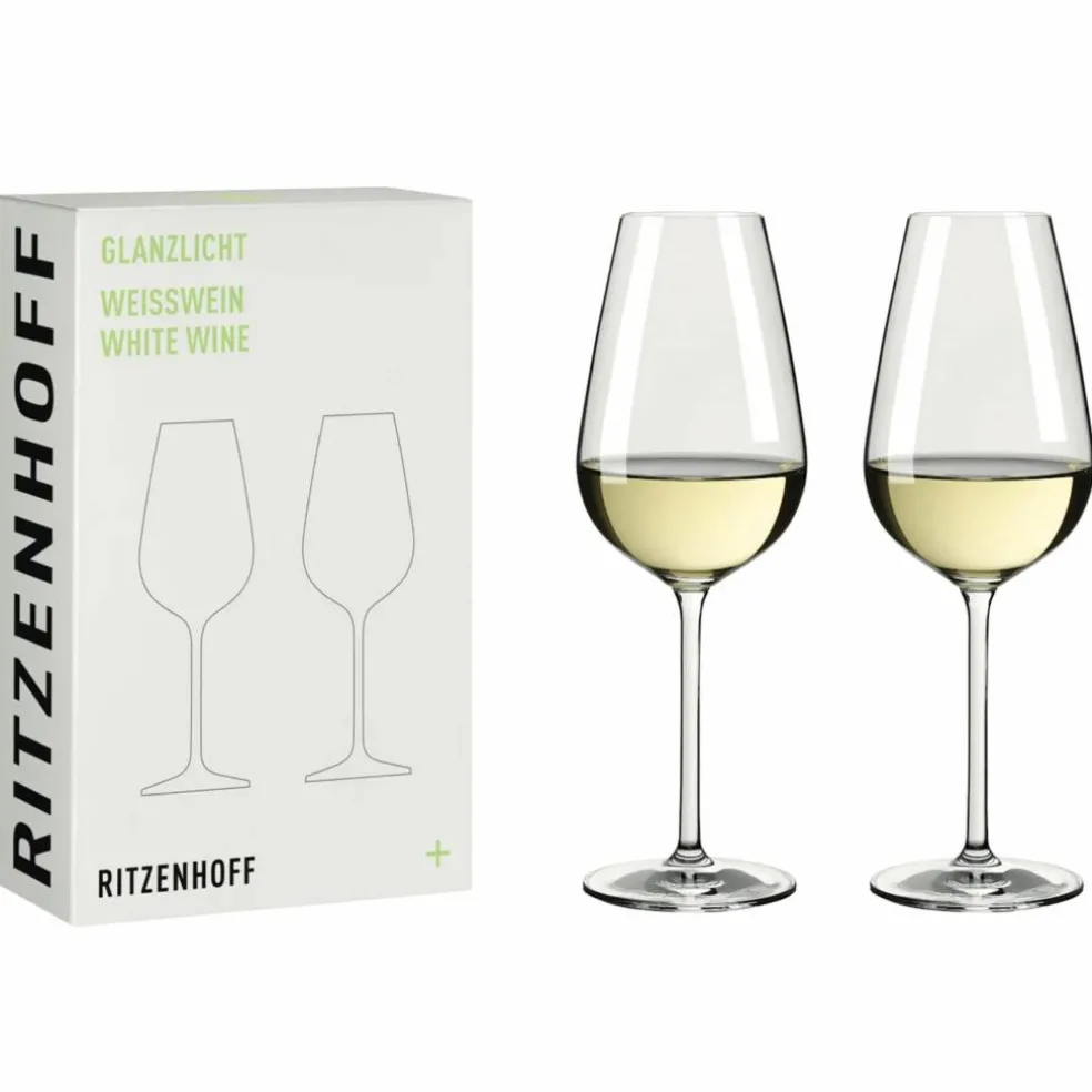 Glanzlicht hvitvinsglass, 2-pack
