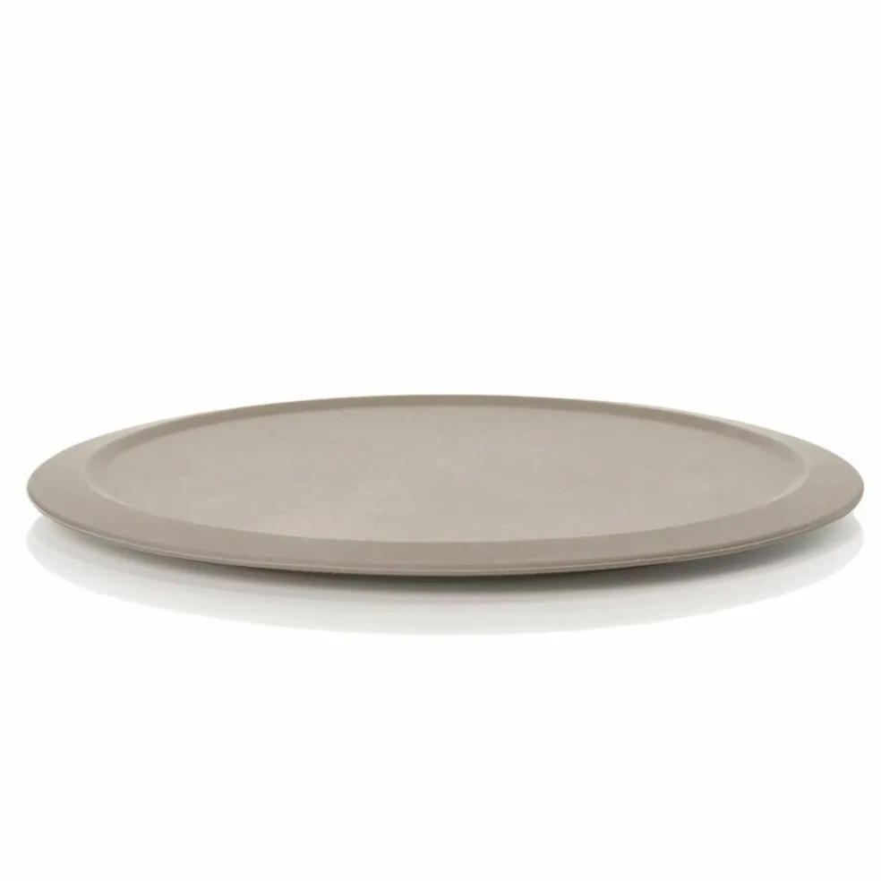 Glassbrikker 6 stk med holder, taupe
