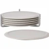 Glassbrikker Warm Grey med holder