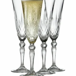 Glass Champagne Melodia 16 cl 4 st