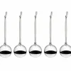 Glasskule 80 mm, pakning 5-pakning, speilblank finish