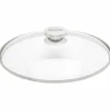 Glasslokk Stålknopp 20 cm