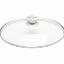Glasslokk Stålknopp 24 cm