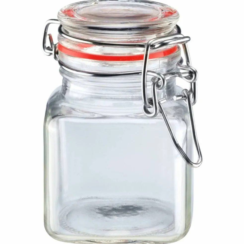 Glass med snap-on lokk 100 ml