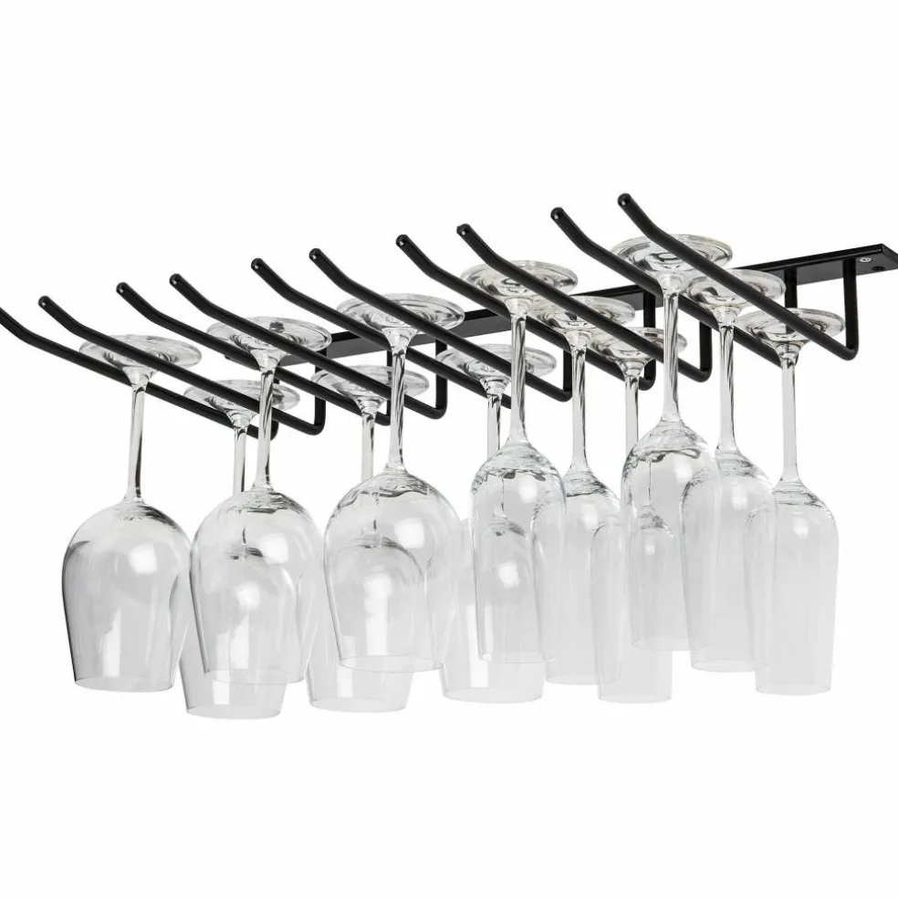 Glassoppheng til tak 15 glass, svart