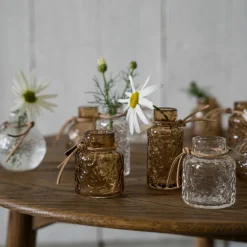 Glassvaser med mønster 3-pakning, klar