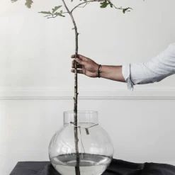 Glassvase Rund Ø38 x H 37