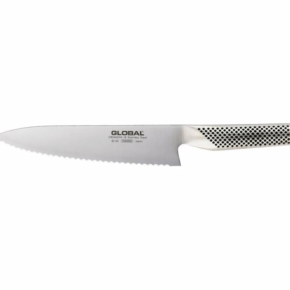 G-22L Brødkniv 20 cm Tagget Venstre