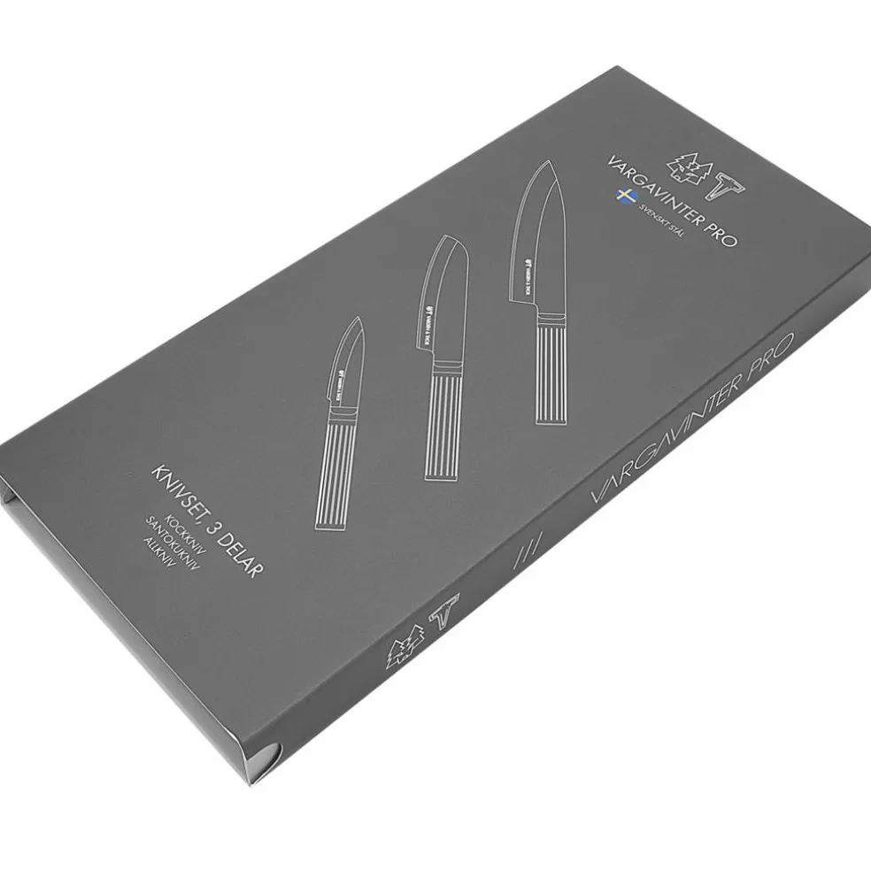 Glima 3-delt knivsett
