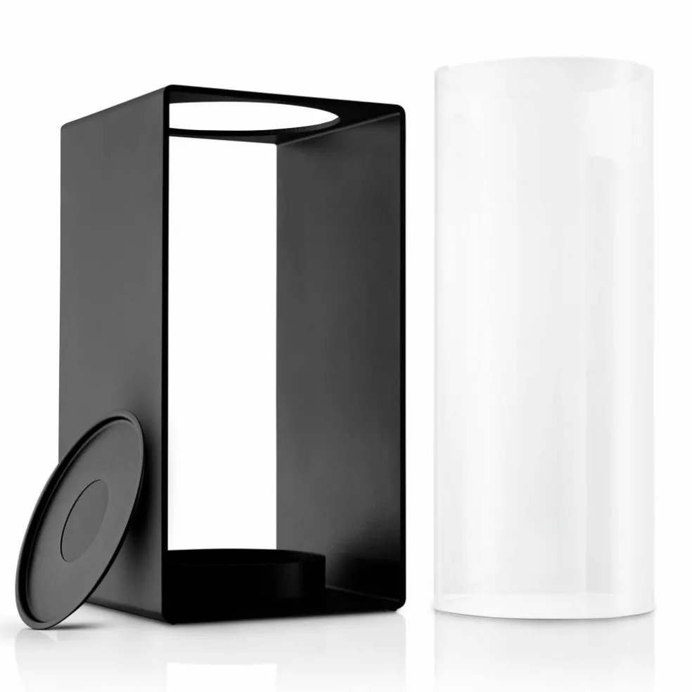 Glow lyslykt 23,5 cm, svart