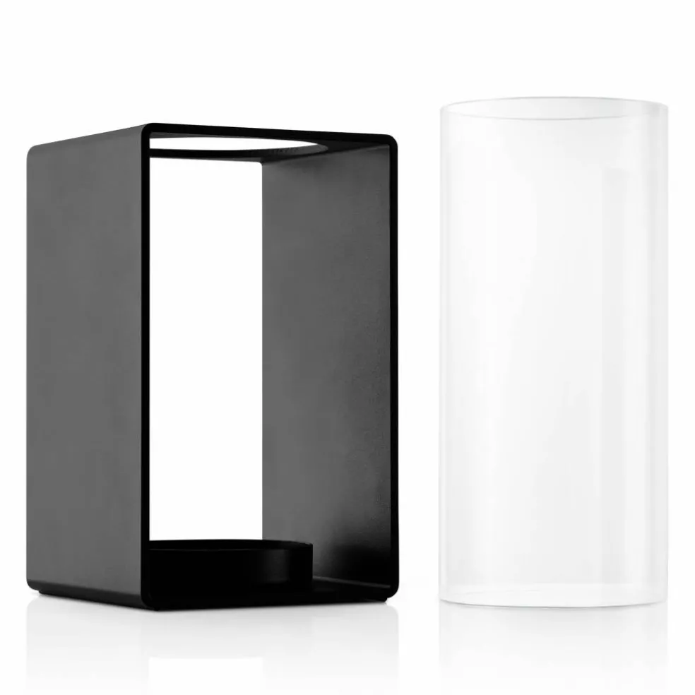 Glow lyslykt 23,5 cm, svart