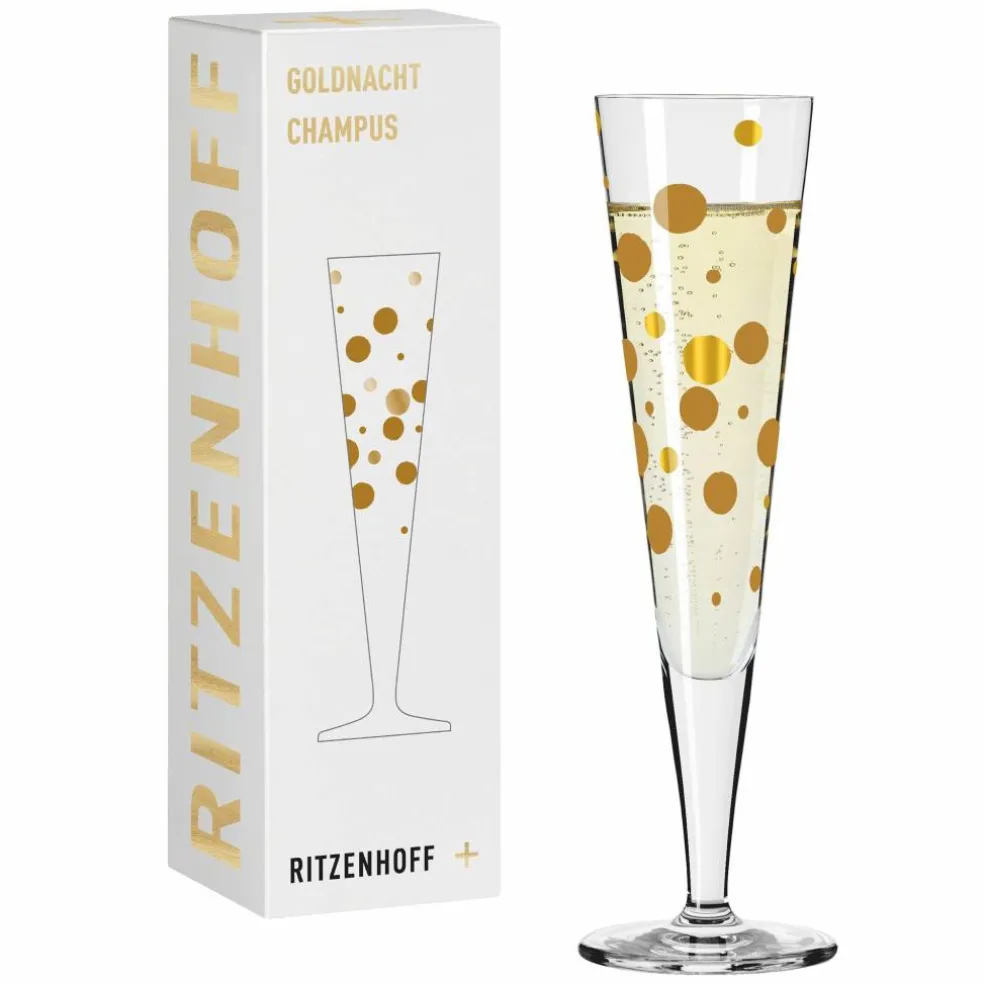 Goldnacht No.41 champagneglass, 1 stk