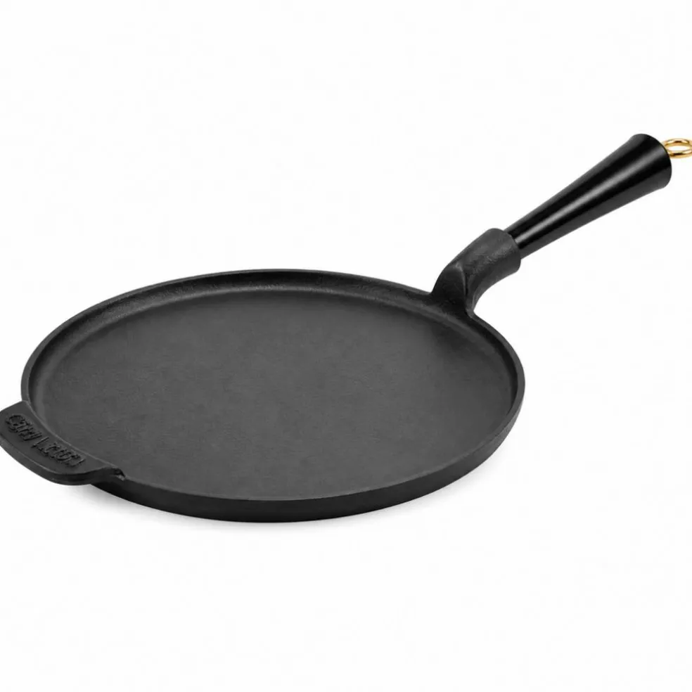 Gold pannekakepanne 23 cm, støpejern