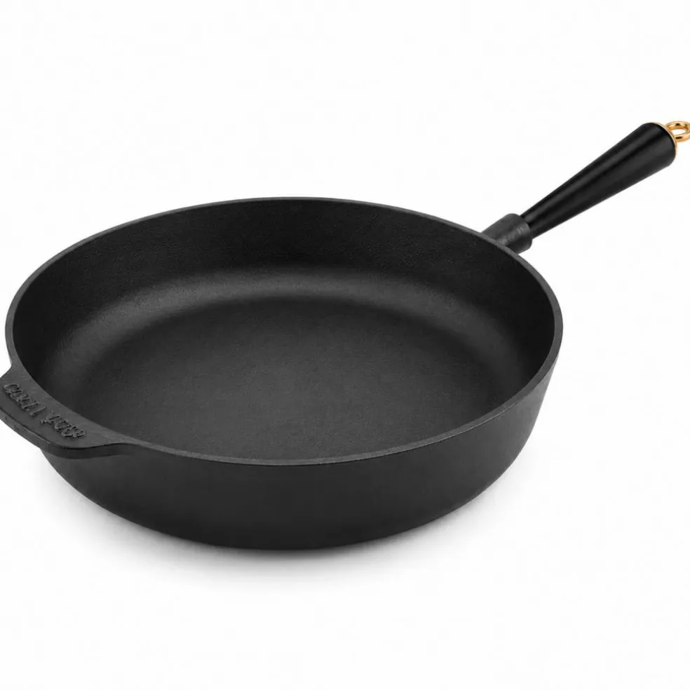 Gold traktørpanne 25 cm, støpejern