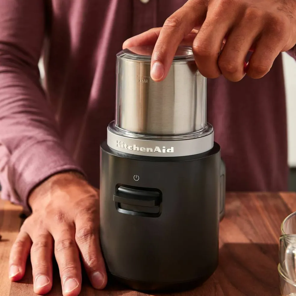 Go trådløs kaffekvern 12V med batteri
