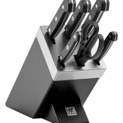 Gourmet selvslipende knivblokksett, 7 deler