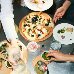 Grand Cru pizzabrett og pizzaskjærer 35 cm, bøk