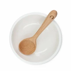 Grand Cru snacksbolle med skje 10,5 cm, hvit