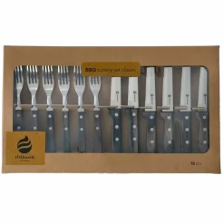 Grillbestikk med polywood-håndtak 12 deler