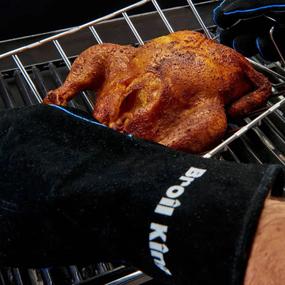 Grillhansker, lær