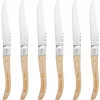 Grillkniver 6-pakning, lyst pakkatre