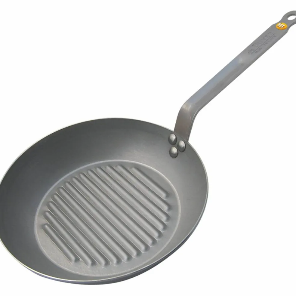 Grillpanne Karbonstål Lyonnaise Mineral B dia: 32 cm