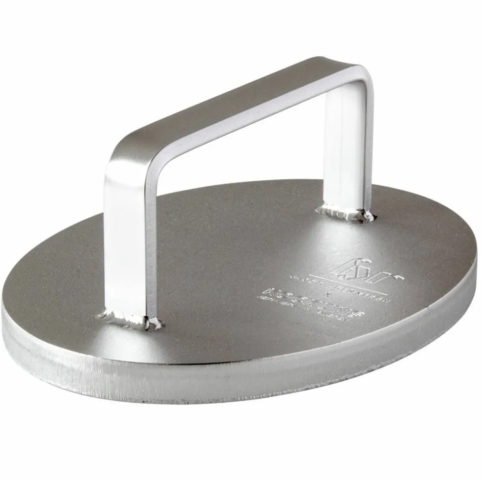 Grillpresse, rustfritt stål