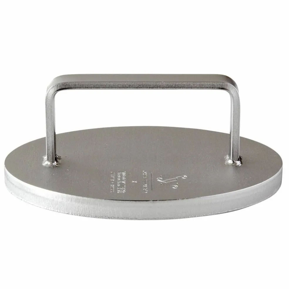 Grillpresse, rustfritt stål