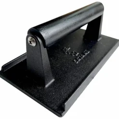 Grillpresse støpejern, trehåndtak