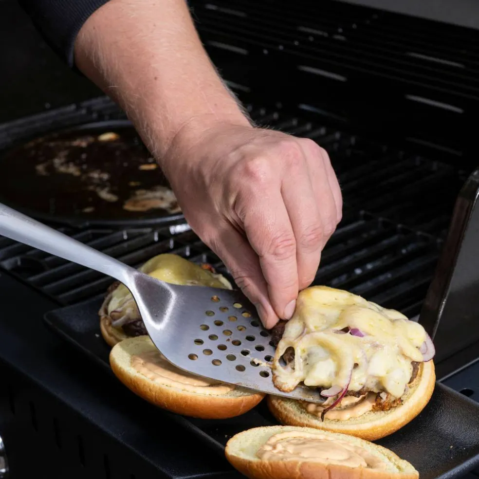 Grillredskapssett, rustfritt stål