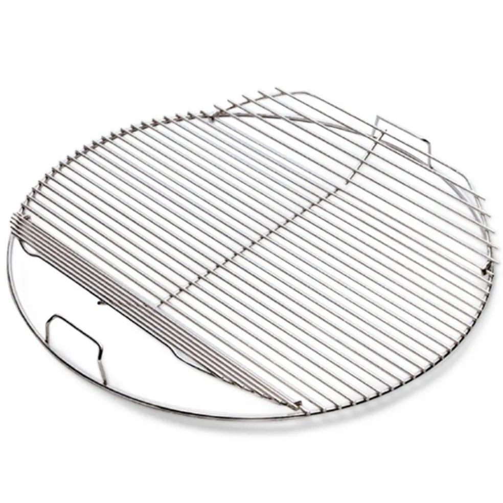 Grillrist med brettekant rustfritt stål, 57 cm