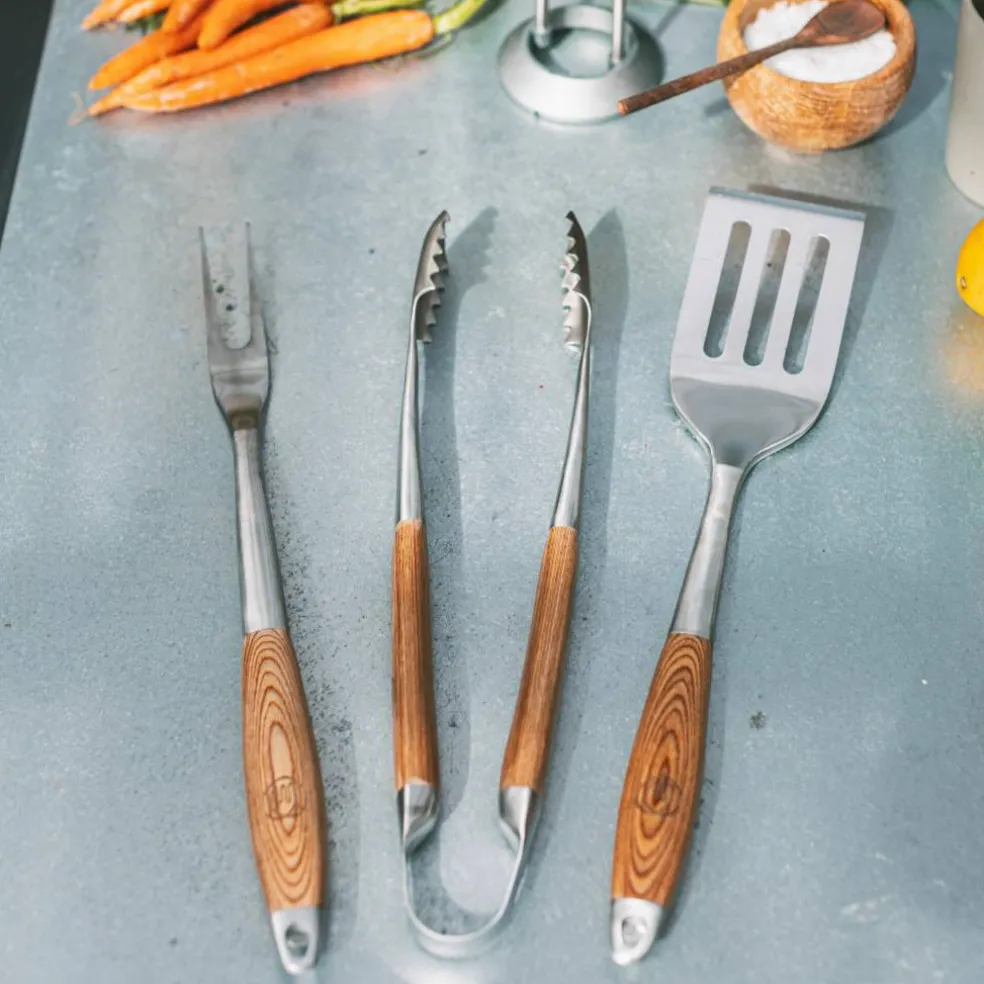 Grillsett, 3 deler