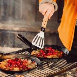 Grillstekespade 24 cm, rustfritt stål/bøk