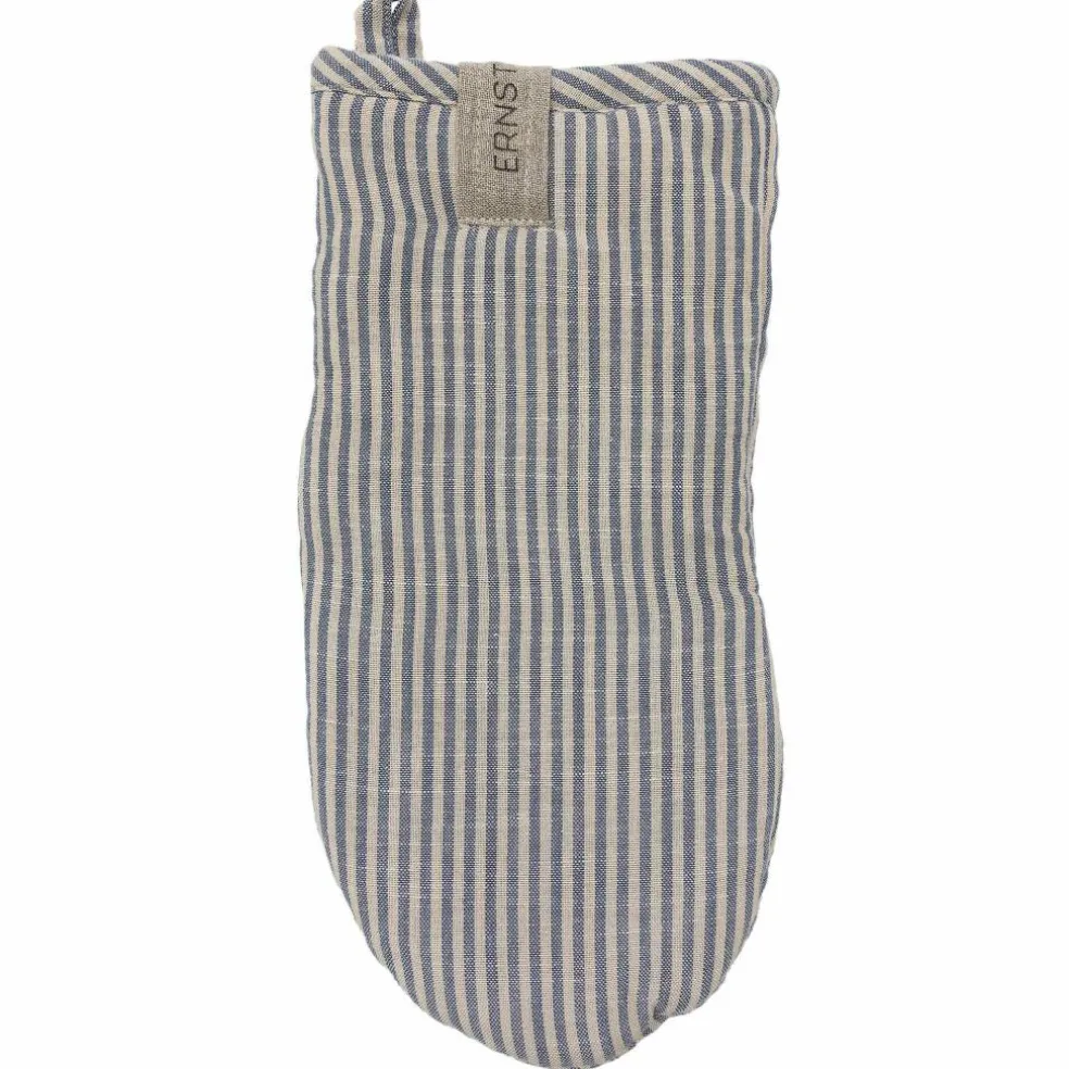 Grillvott stripete, karamell/beige