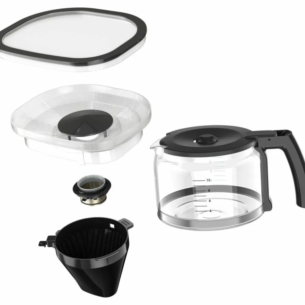 Grind Aroma kaffemaskin, 1,25 liter, svart