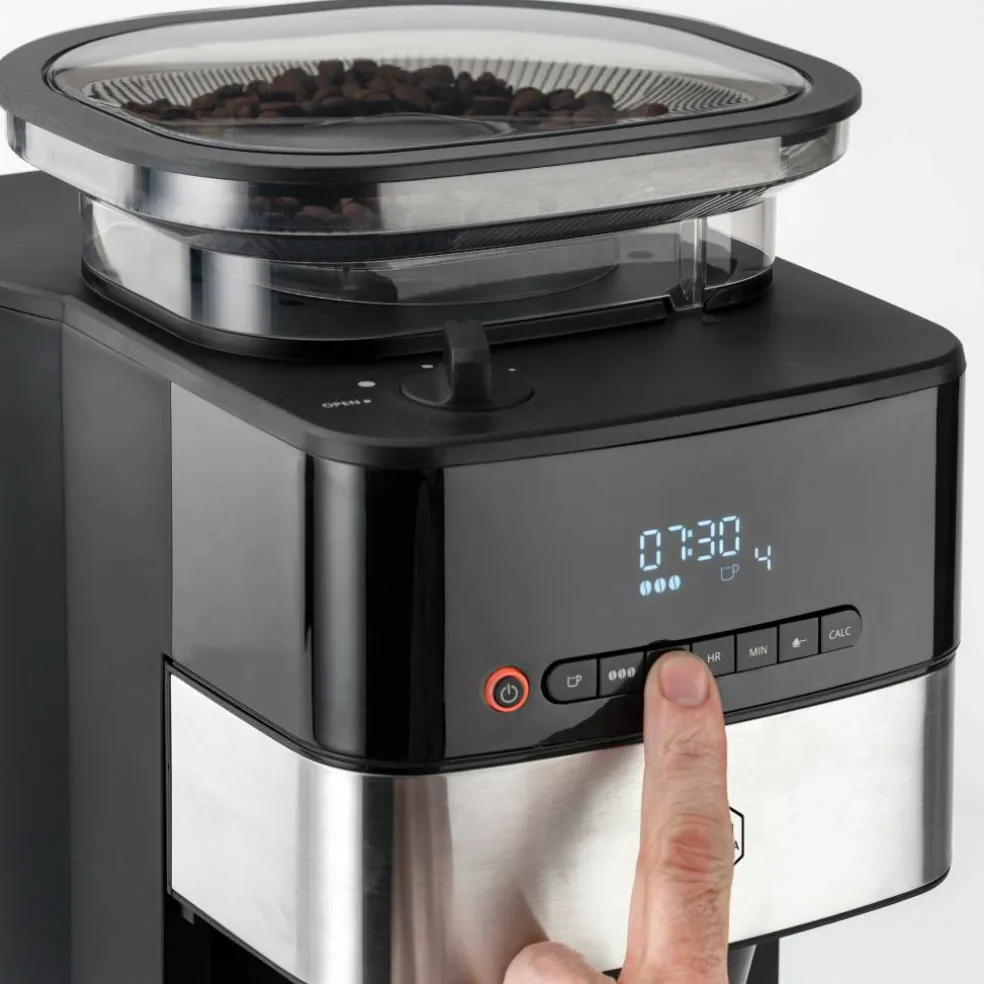 Grind Aroma kaffemaskin, 1,25 liter, svart