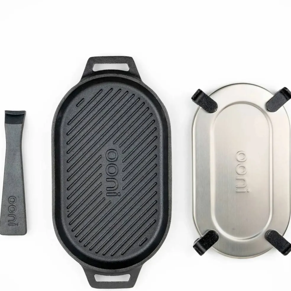 Grizzler grillplate, støpejern