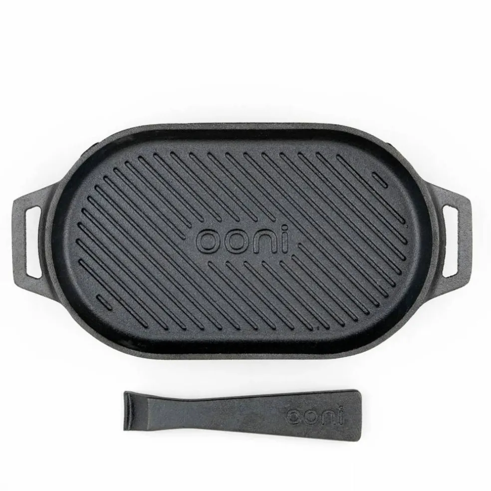 Grizzler grillplate, støpejern